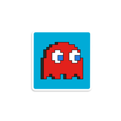 Pac-Man Blinky Mini Sticker