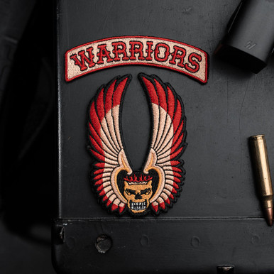 The Warriors Movie Vest Embroidery Patches Set