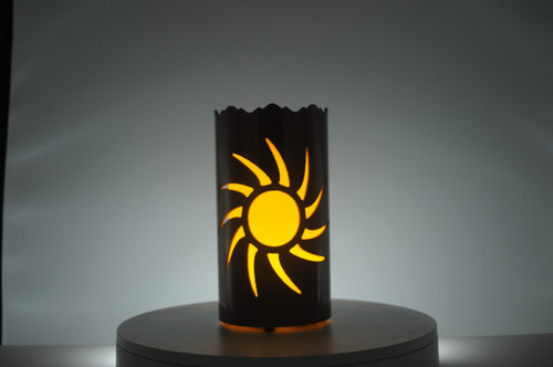 Simple Sun - Metal Candle Holder Luminary