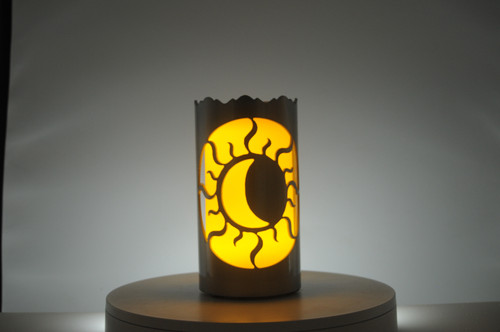 Sun & Moon - Metal Candle Holder Luminary
