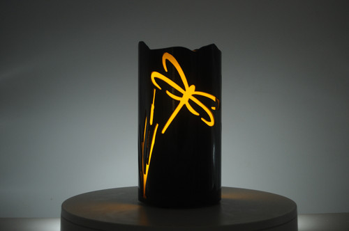 Dragonfly - Metal Candle Holder Luminary