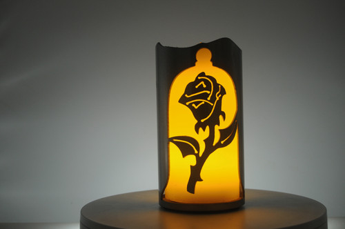 Beauty Rose - Metal Candle Holder Luminary