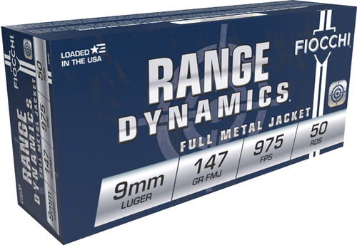 Fiocchi Range Dynamics | 9mm, 50 Rounds