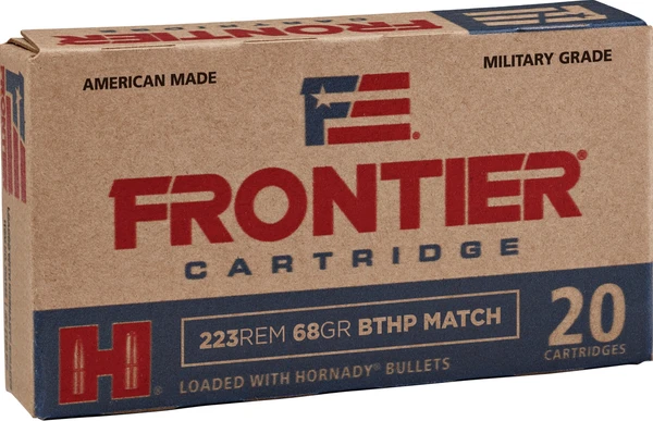 Frontier (Hornady) | .223 Remington, 20 Rounds (68GR BTHP Match)