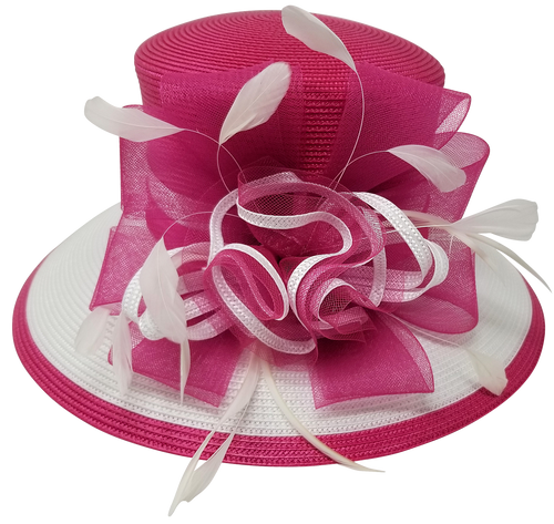 FUCHSIA/WHITE