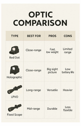 How to Choose a Firearm Optic