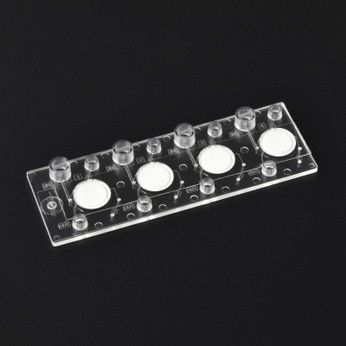 Image of Plasma Generation Chip  - Four round membranes Fluidic 200