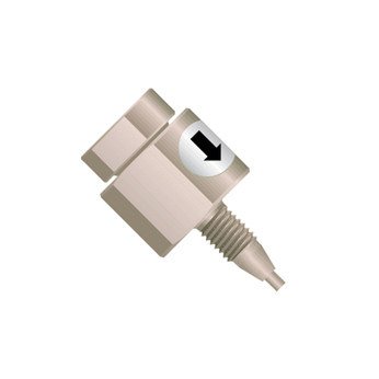 1/4-28 x 10-32 Inline Check Valve - Darwin Microfluidics