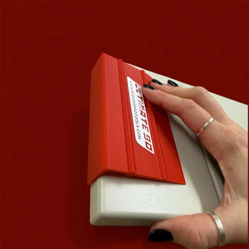 Ultimate 90 - 120mm Wide Hard Squeegee with 90° Tucking Edge