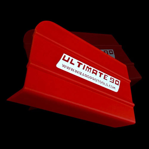 Ultimate 90 - 120mm Wide Hard Squeegee with 90° Tucking Edge