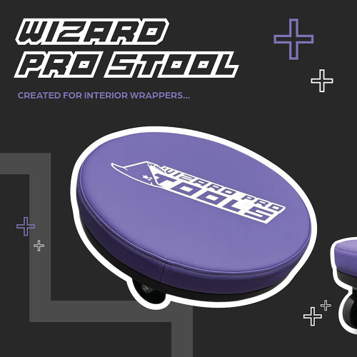 Wizard Pro Stool - Low Profile 360 Degree Swivel Stool