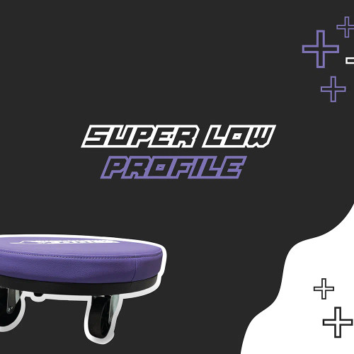 Wizard Pro Stool - Low Profile 360 Degree Swivel Stool