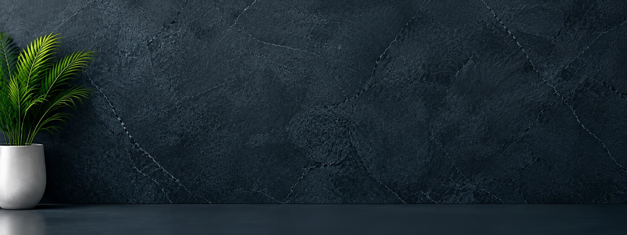 Dark textured stone surface finished in architectural film