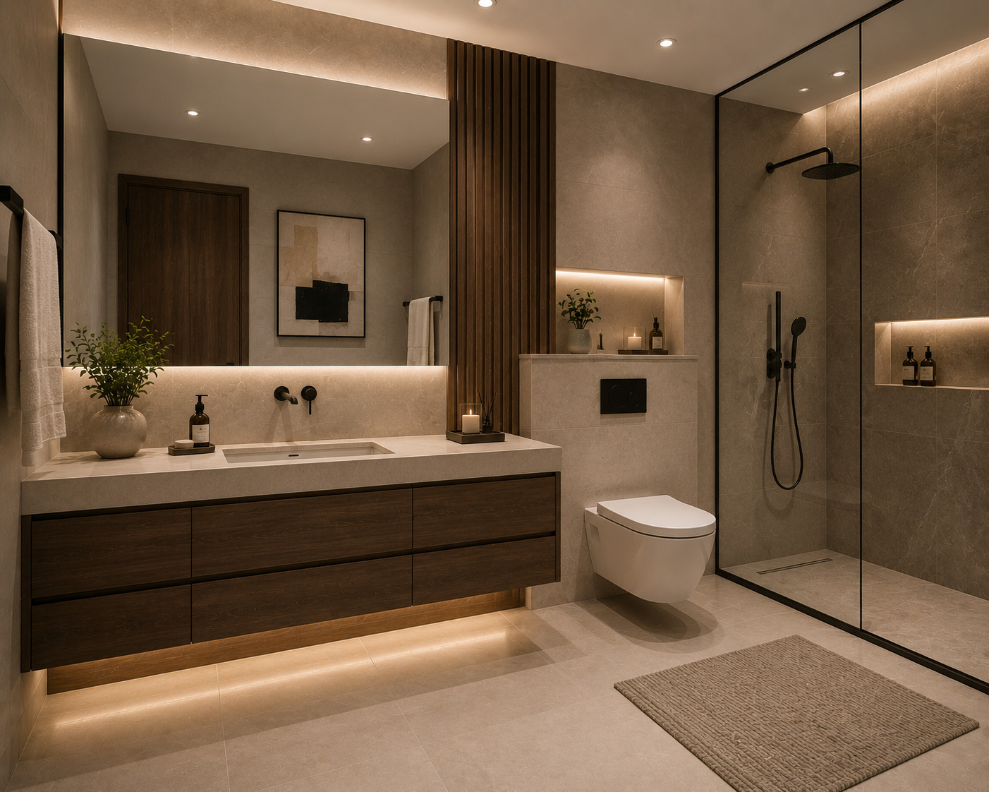 Bathroom refurbishment with film