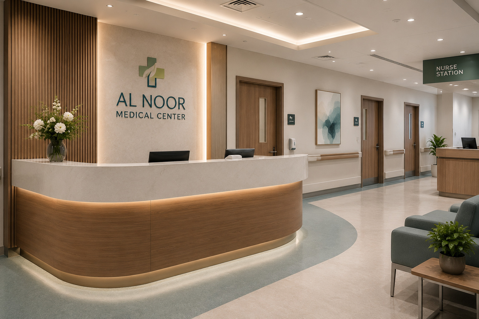 Healthcare interior refurbishment