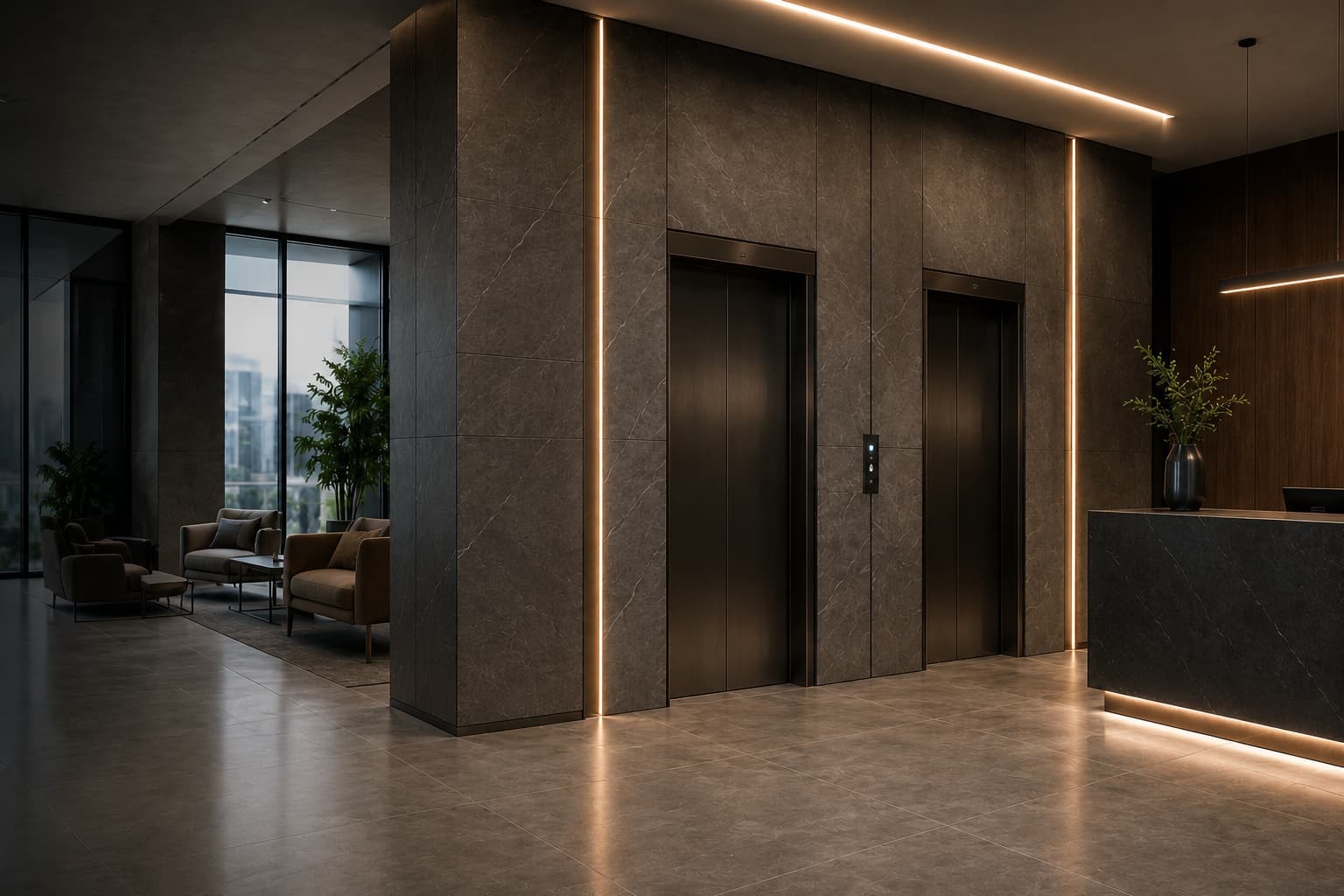 Premium architectural surface transformation interior