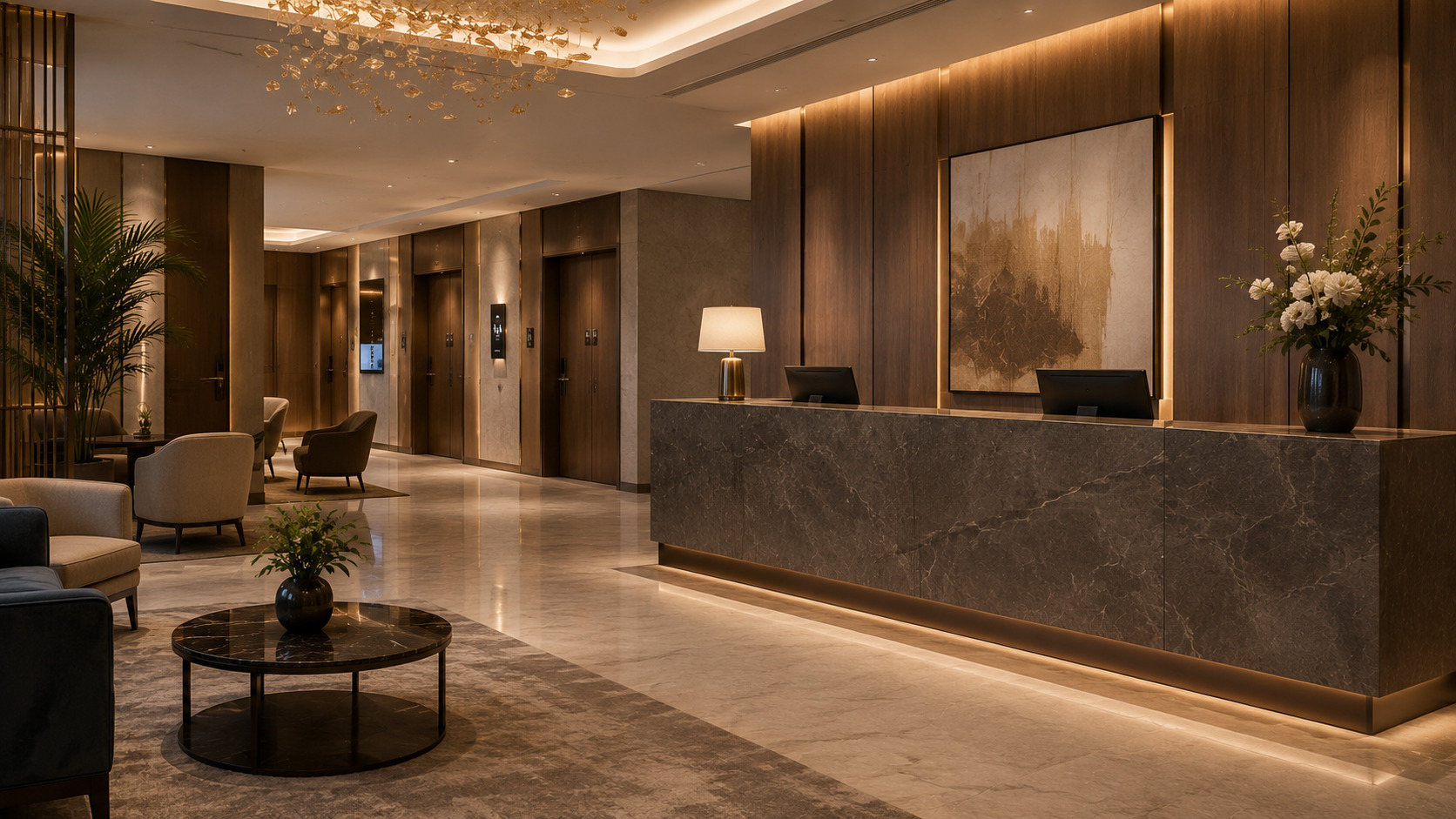 Hotel refurbishment with architectural film