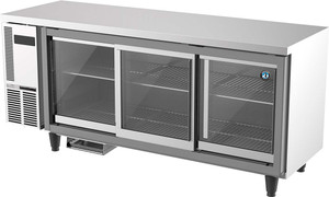 UNDERCOUNTER SLIDING GLASS DOOR REFRIGERATOR RT186MASSG