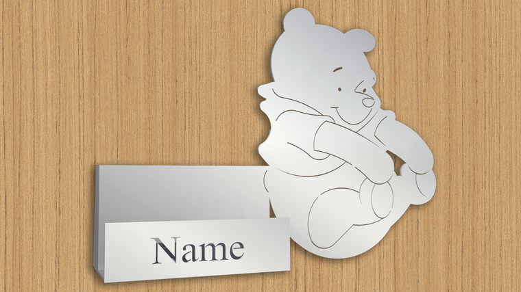 Pooh Name Card Holder