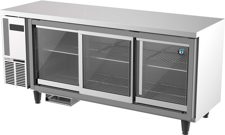 UNDERCOUNTER SLIDING GLASS DOOR REFRIGERATOR RT188MASSG