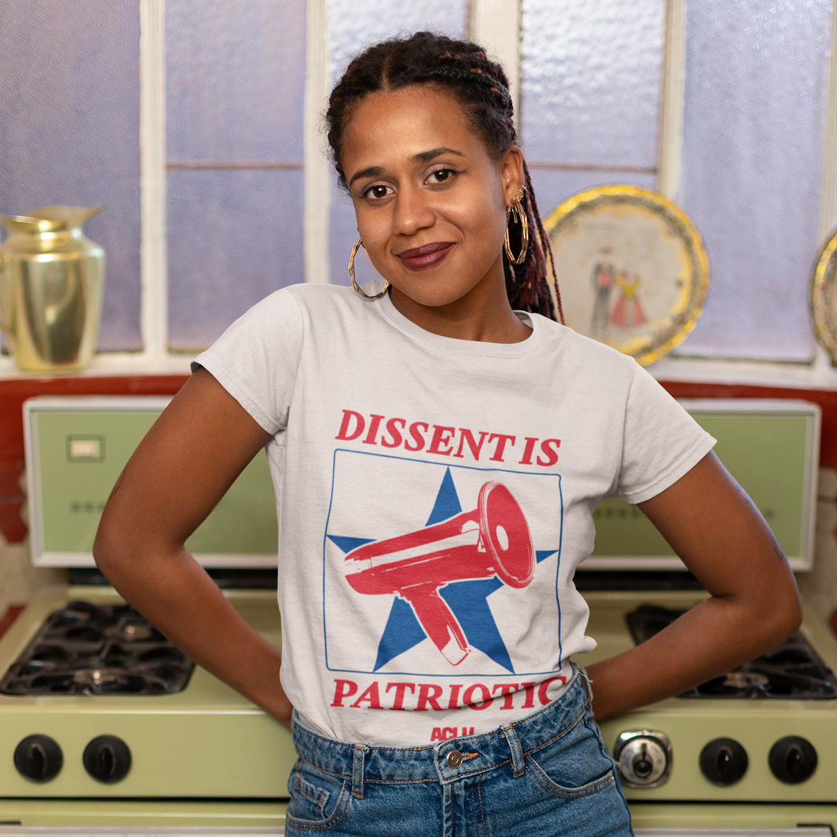 Dissent is Patriotic Tee - White - ACLU