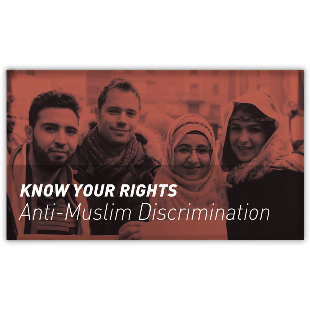 AntiMuslim Discrimination 25 Pack ACLU