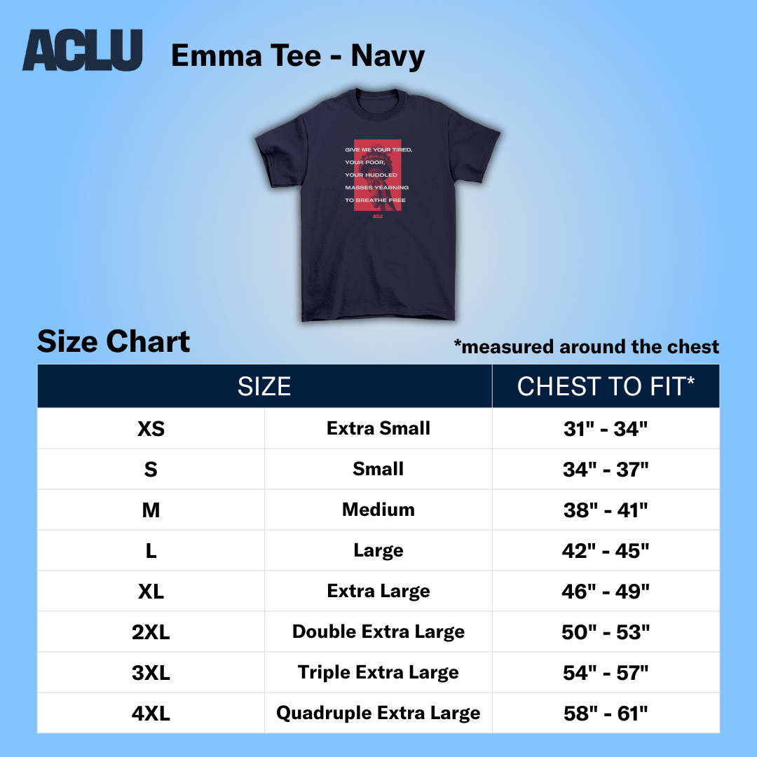 Emma Tee - Navy - ACLU