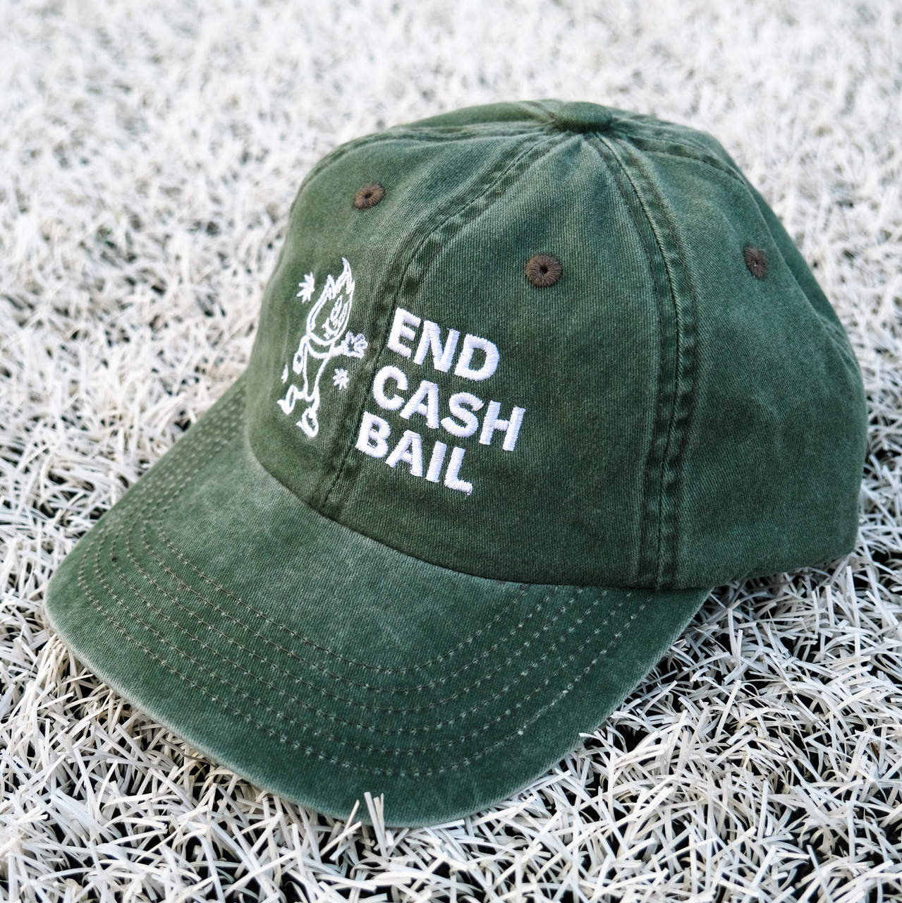 End Cash Bail Hat - Green - ACLU