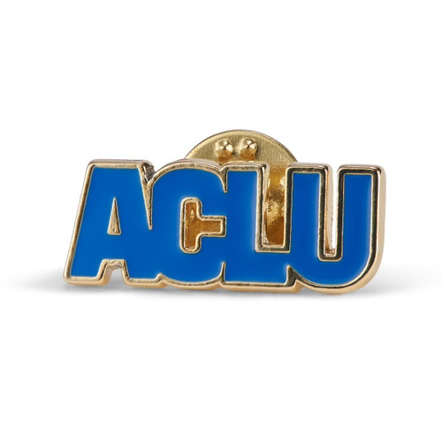 ACLU Logo Lapel Pin - Blue