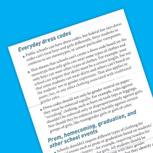 School Dress Codes, Gender, and Self-Expression 25 Pack Inside