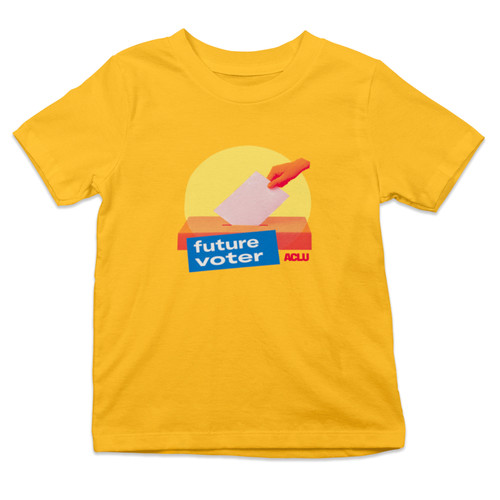 Future Voter Youth Tee - Gold