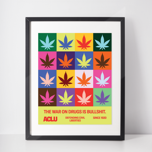 Fan Leaves Art Poster 11"x14" Fan Leaves Art Poster 11"x14"