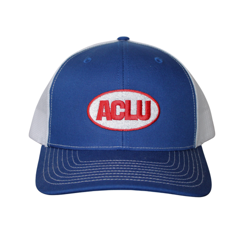 ACLU Trucker Hat - Royal Blue
