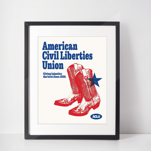 Cowboy Boot 11"x14" Poster