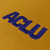 ACLU Stitched Logo Sweatshirt - Mustard