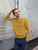 ACLU Stitched Logo Sweatshirt - Mustard