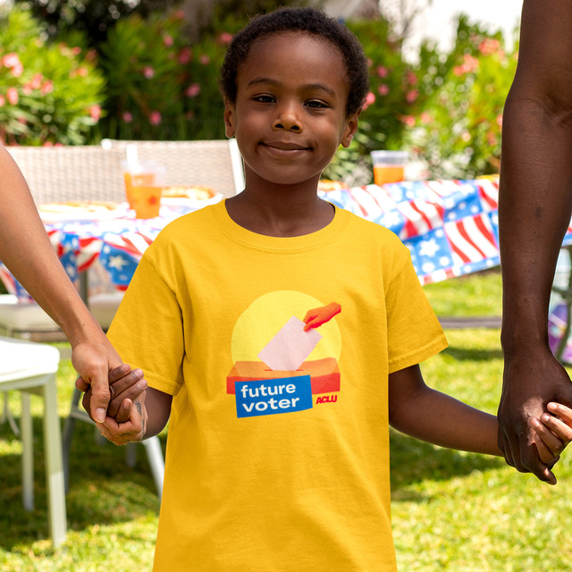Future Voter Youth Tee - Gold