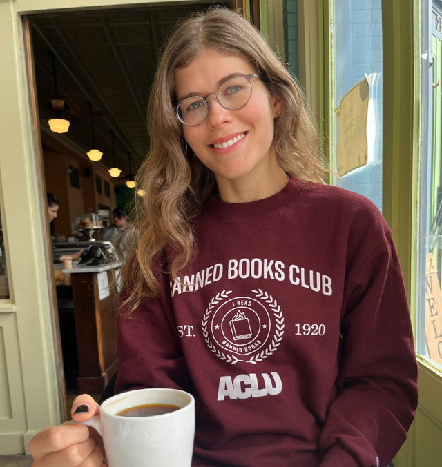 Banned Books Club Crewneck - Maroon 