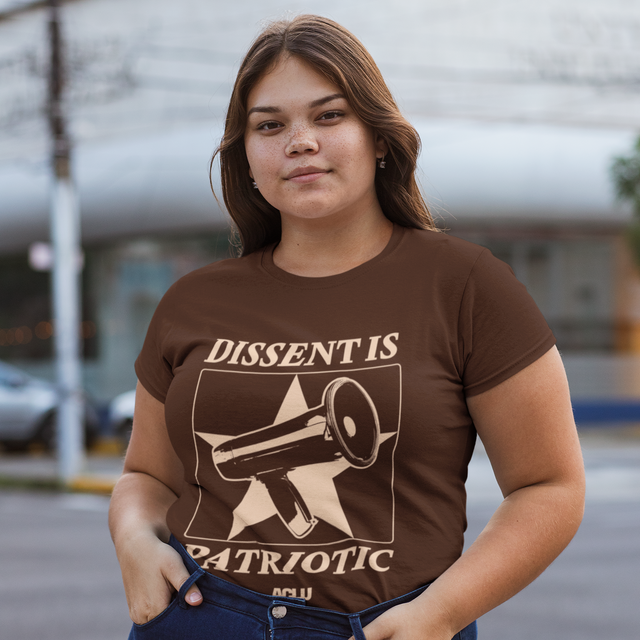 Dissent is Patriotic Tee - Brown