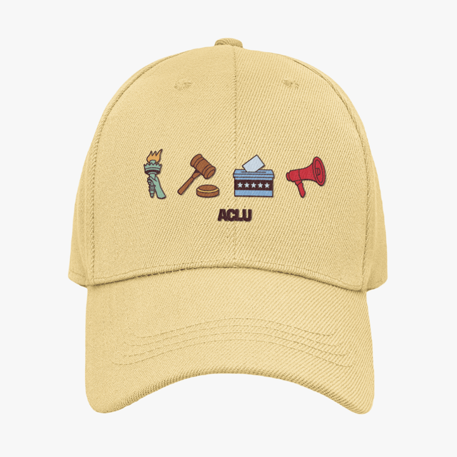 Civil Liberties Icon Hat - Butter Yellow