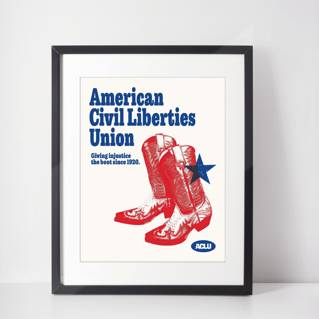 Cowboy Boot 11"x14" Poster