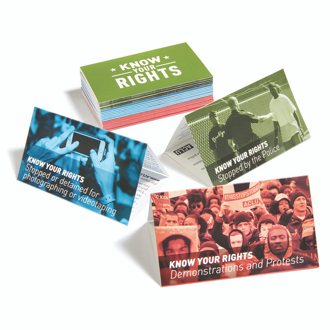 Variety Pack (Demonstrations and Protests; Stopped by Police; Stopped or Detained for Photographing or Videotaping) 25 Pack