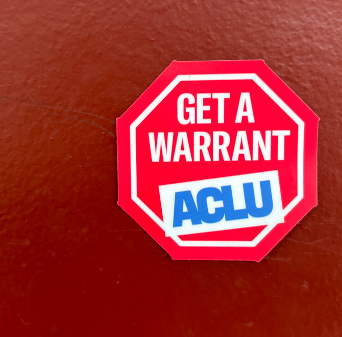 Get A Warrant Sticker