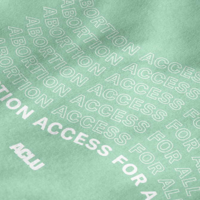 Abortion Access For All Tee - Mint