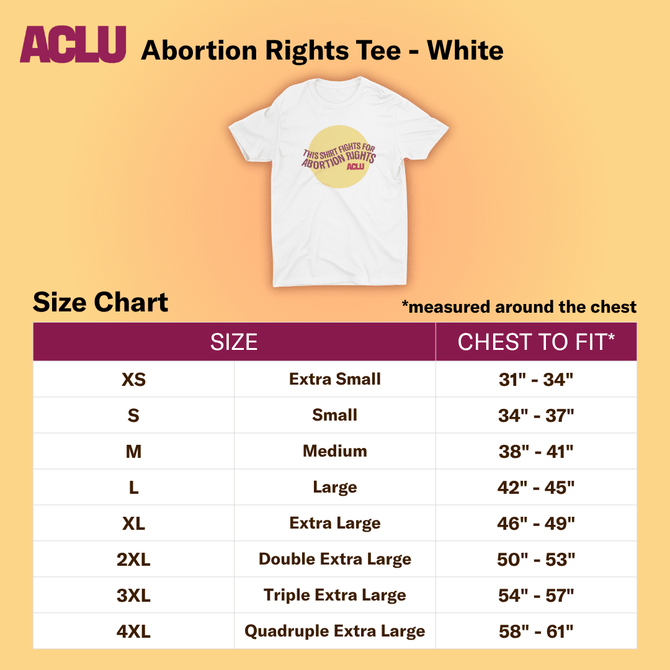Abortion Rights Tee - White