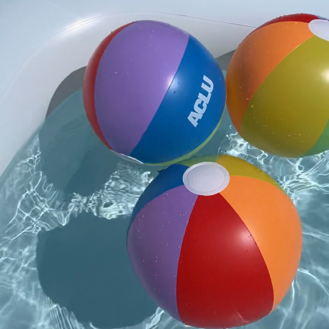 ACLU Logo Beach Ball