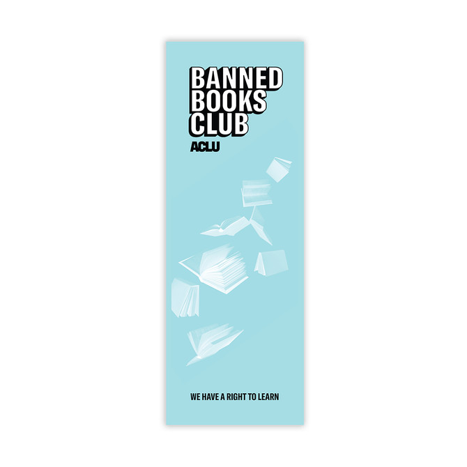 Banned Books Bookmark - Blue 