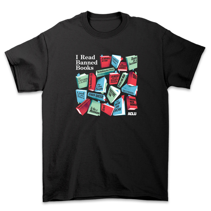 Banned Books Tee - Black