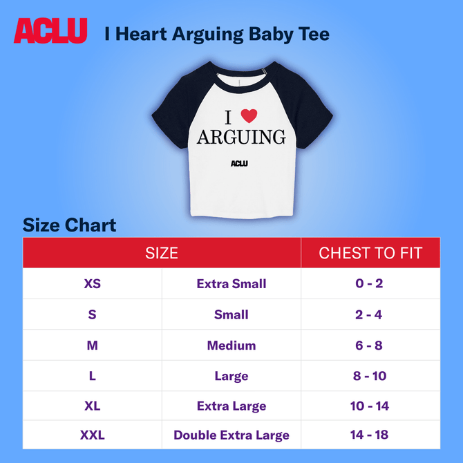 I Heart Arguing Baby Tee