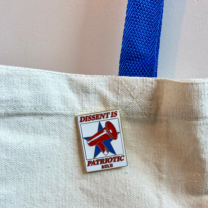 Dissent is Patriotic Pin
